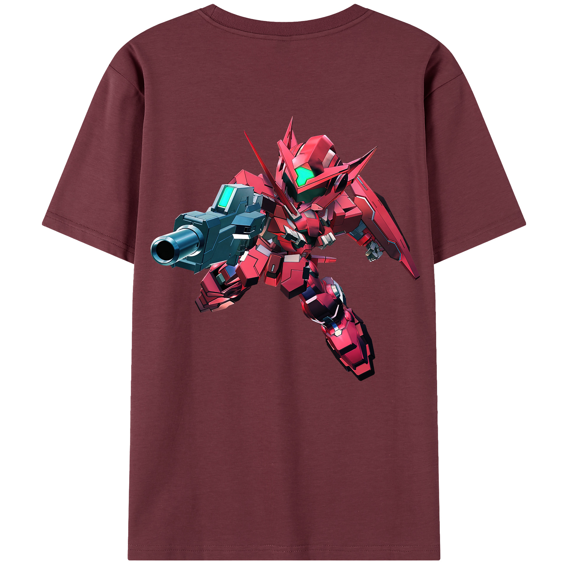 （画像用） 機動戦士ガンダム Mobile Suit Gundam 綿100％半袖Tシャツ（背面プリント）
